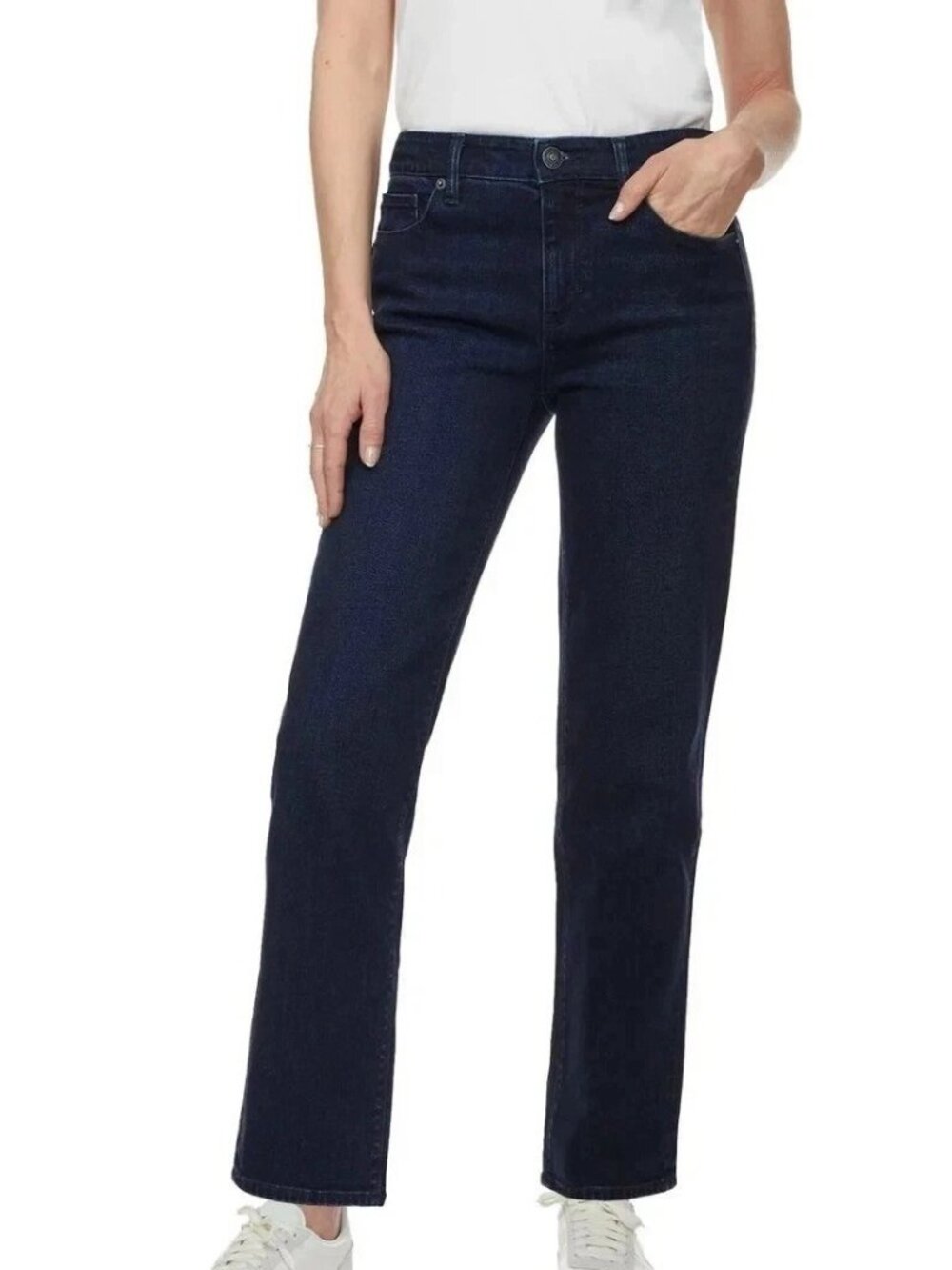 NWT Hudson Midrise Women's 10/30 Straight Jeans Dark Wash Denim